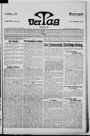 Der Tag vom 17.10.1911