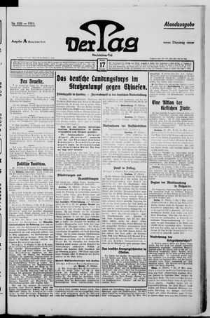 Der Tag vom 17.10.1911