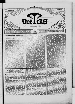 Der Tag vom 21.10.1911