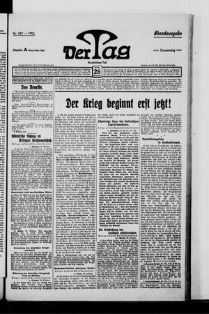 Der Tag vom 26.10.1911