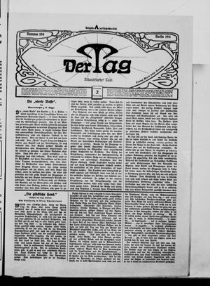 Der Tag vom 02.11.1911