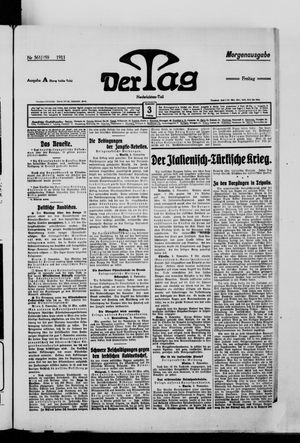 Der Tag vom 03.11.1911