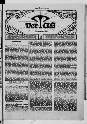 Der Tag vom 26.11.1911