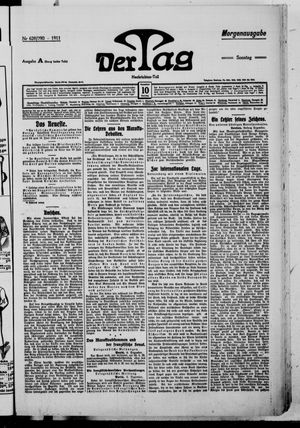 Der Tag vom 10.12.1911