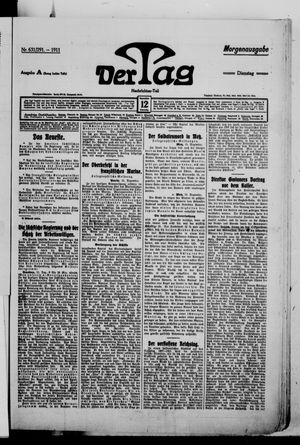 Der Tag vom 12.12.1911