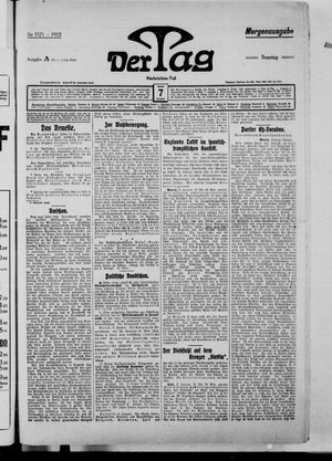 Der Tag vom 07.01.1912