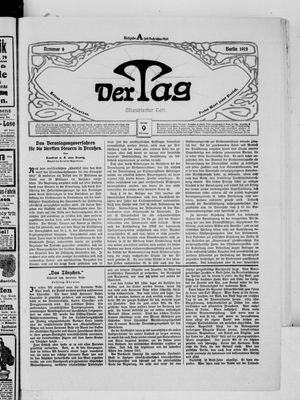 Der Tag vom 09.01.1912