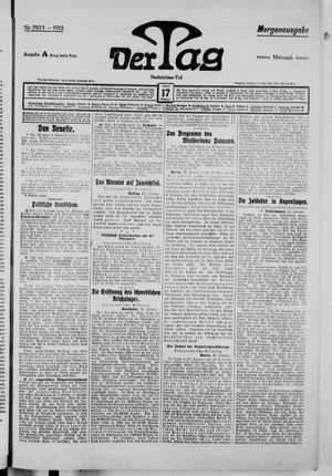 Der Tag vom 17.01.1912