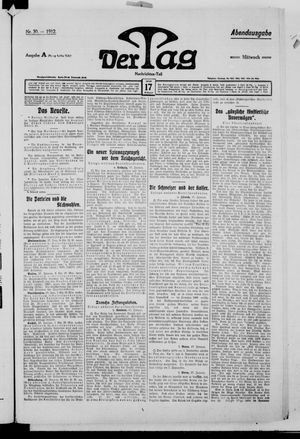 Der Tag vom 17.01.1912