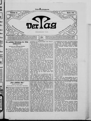 Der Tag vom 23.01.1912