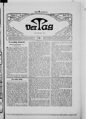 Der Tag vom 26.01.1912