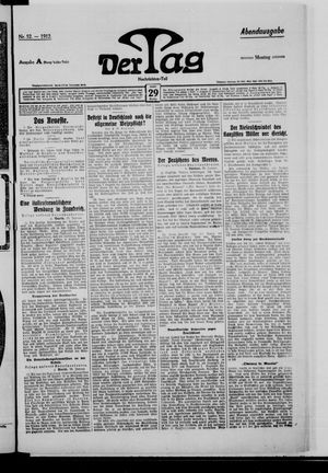 Der Tag vom 29.01.1912