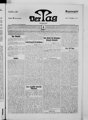 Der Tag vom 04.02.1912
