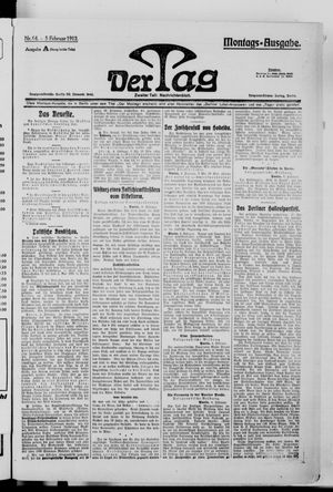 Der Tag on Feb 5, 1912
