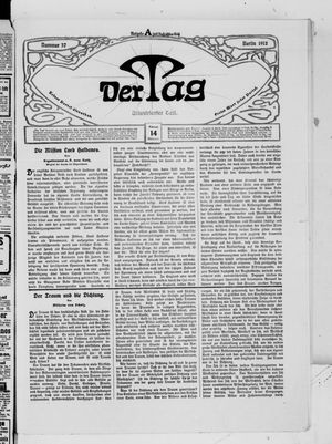 Der Tag vom 14.02.1912