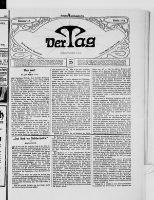 Der Tag on Feb 25, 1912
