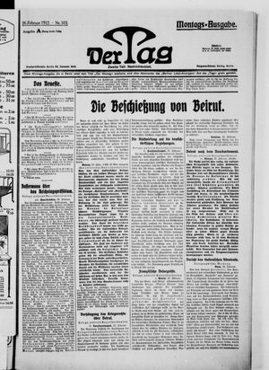 Der Tag vom 26.02.1912