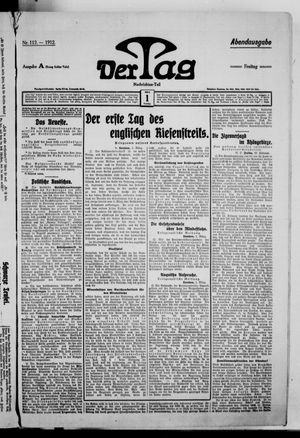 Der Tag on Mar 1, 1912