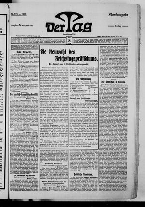 Der Tag vom 08.03.1912