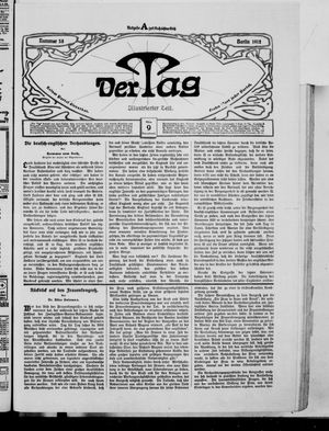 Der Tag on Mar 9, 1912
