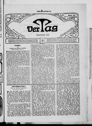 Der Tag vom 12.03.1912