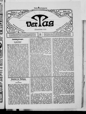 Der Tag vom 13.03.1912