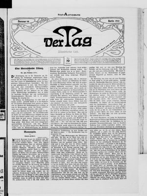 Der Tag on Mar 19, 1912