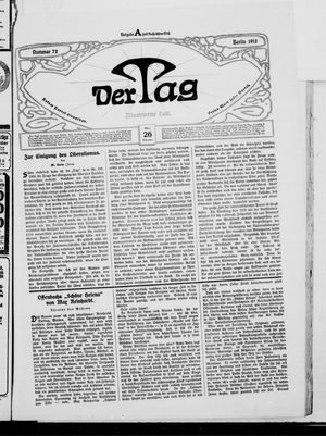 Der Tag vom 26.03.1912