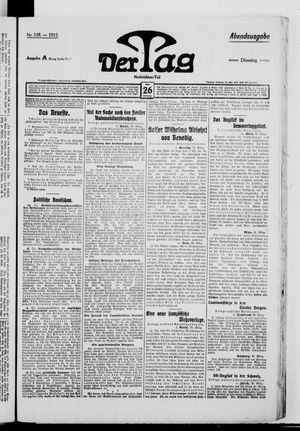 Der Tag vom 26.03.1912