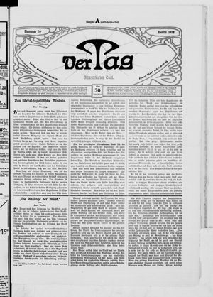 Der Tag vom 30.03.1912
