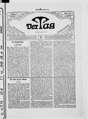 Der Tag on Mar 31, 1912