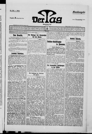 Der Tag vom 11.04.1912