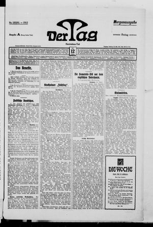 Der Tag vom 12.04.1912