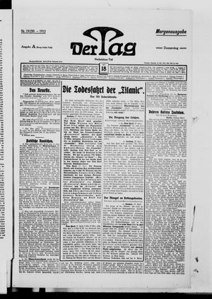 Der Tag vom 18.04.1912