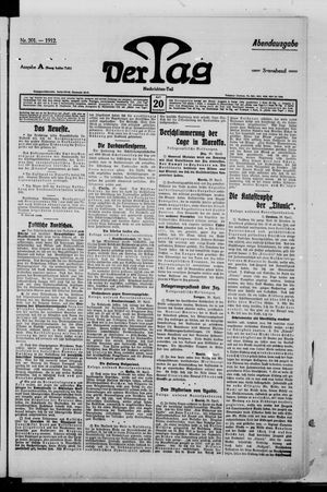 Der Tag vom 20.04.1912