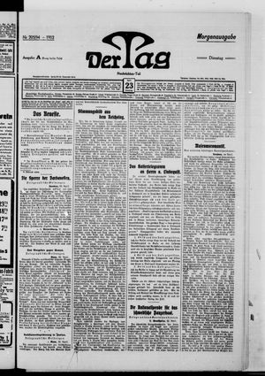 Der Tag vom 23.04.1912