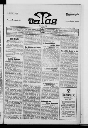 Der Tag on Apr 26, 1912