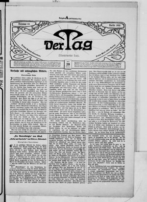 Der Tag vom 28.04.1912
