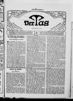 Der Tag vom 14.05.1912