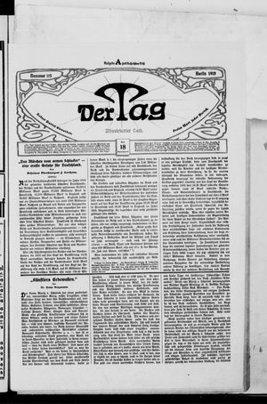 Der Tag vom 18.05.1912