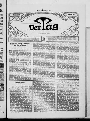 Der Tag vom 22.05.1912