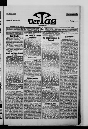 Der Tag vom 24.05.1912