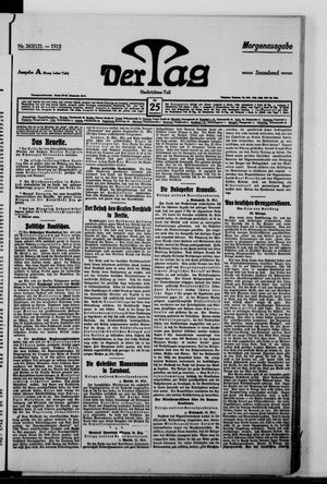 Der Tag vom 25.05.1912