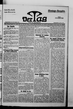 Der Tag vom 03.06.1912