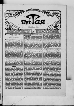 Der Tag vom 05.06.1912