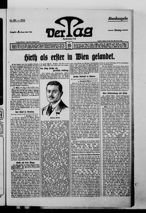 Der Tag on Jun 10, 1912
