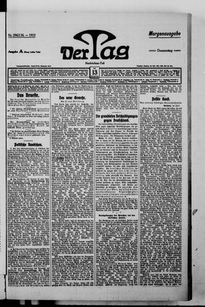 Der Tag on Jun 13, 1912