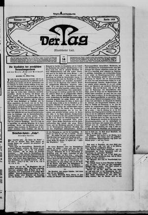 Der Tag vom 14.06.1912