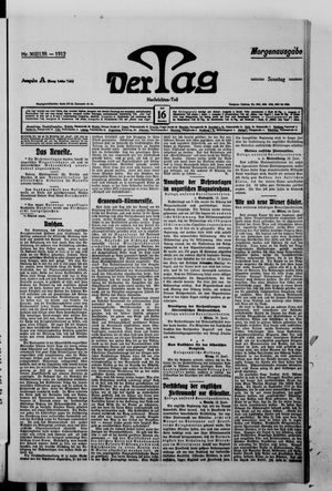 Der Tag vom 16.06.1912