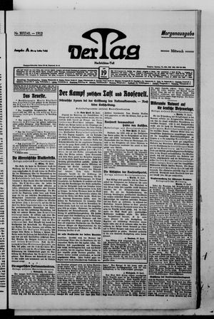 Der Tag vom 19.06.1912